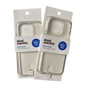 Deal Worthy Clear Phone Case for iPhone 15 Pro Max